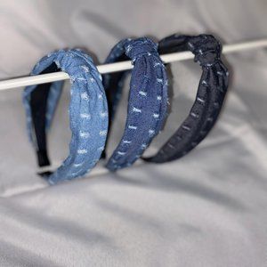 Denim headband